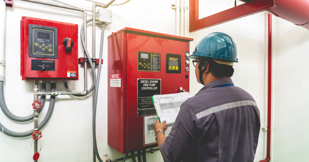 inspection of fire pump