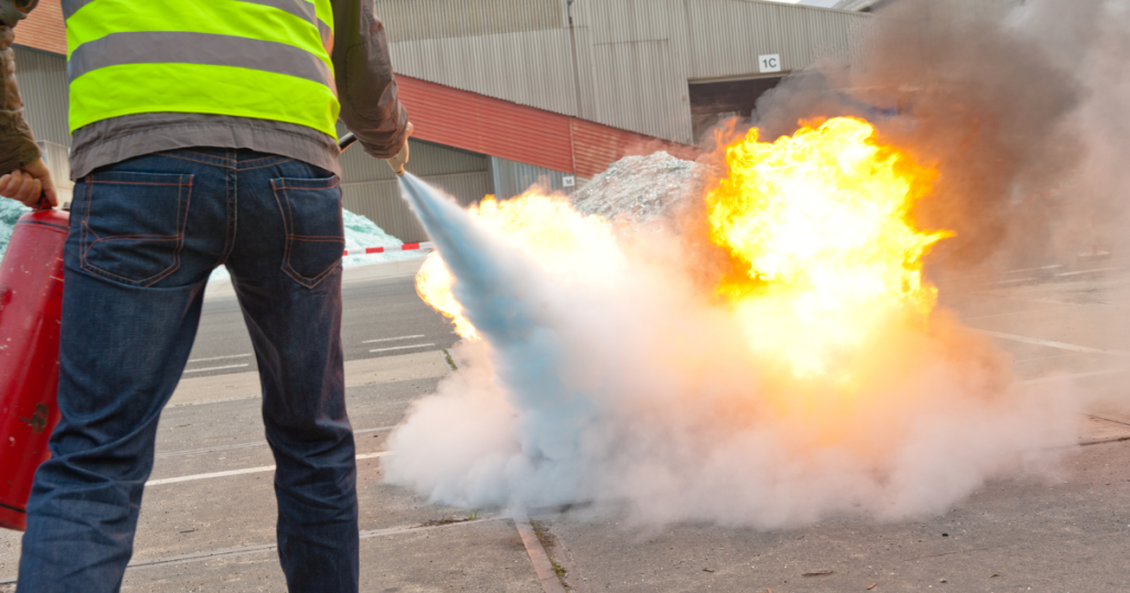 fire extinguisher for fire safety
