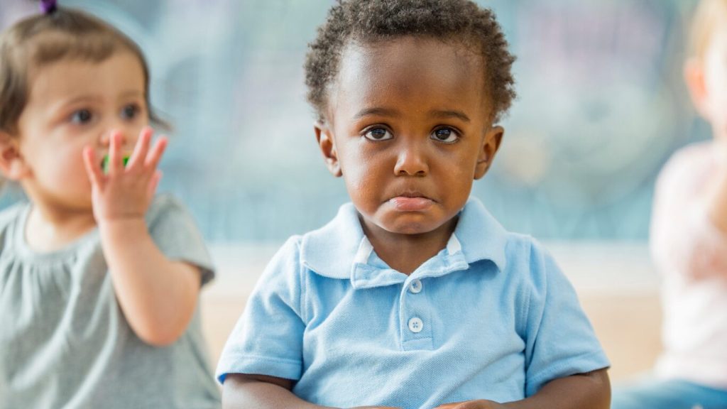 pouting kid