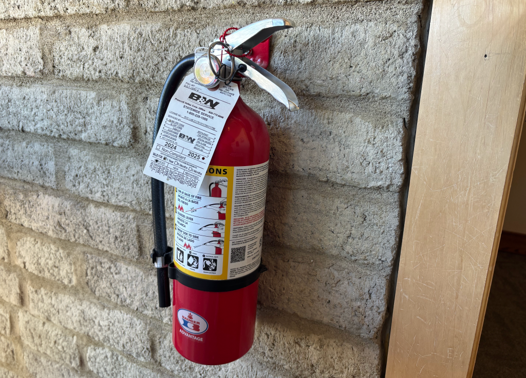 Photo of Fire Extinguisher for B&W logo