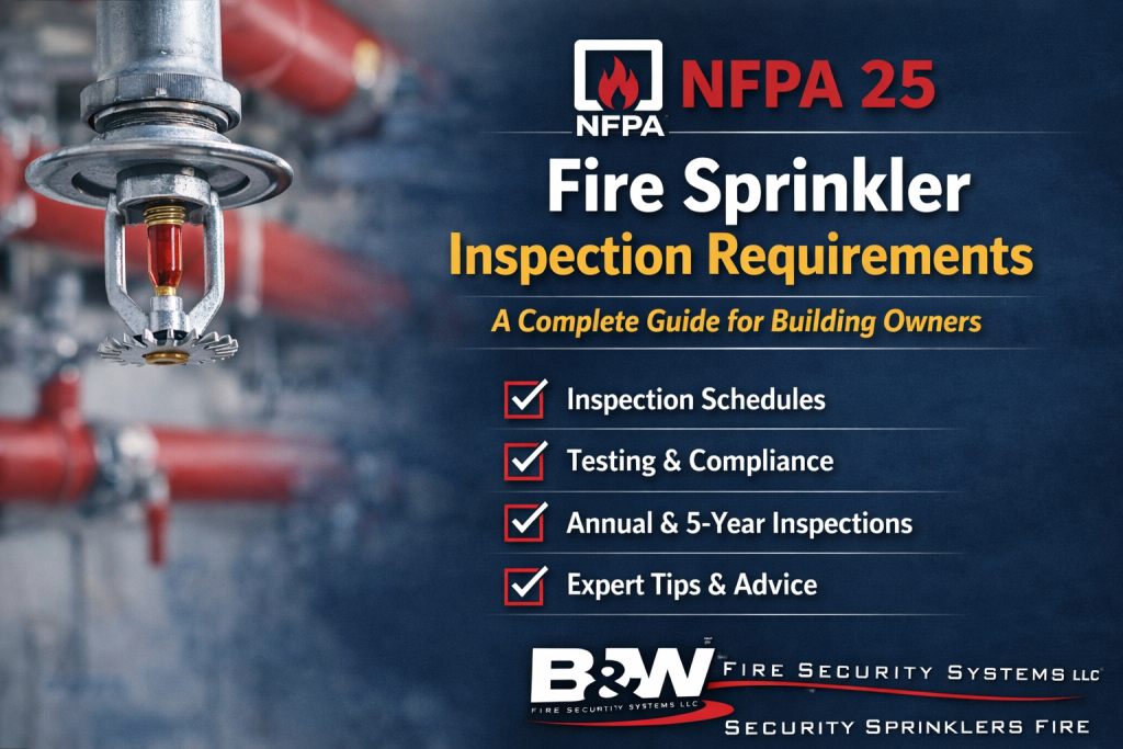 NFPA 25 Fire Sprinkler Inspection Requirements - B&W Fire and Security ...