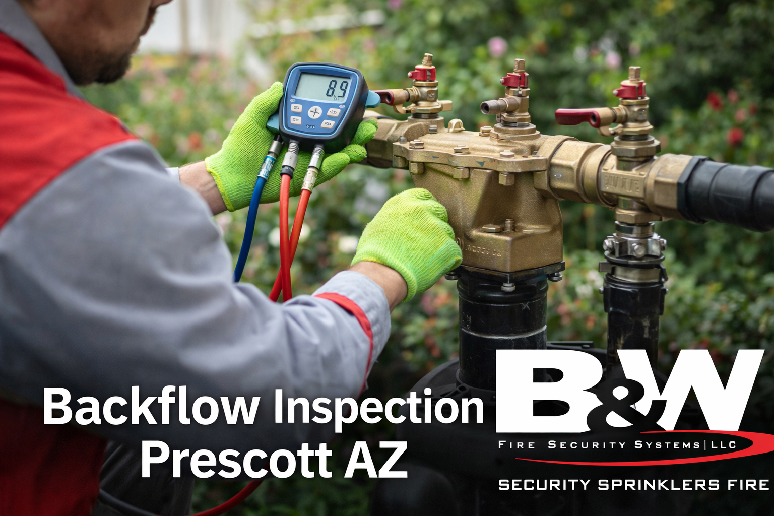Backflow Inspection Prescott AZ | BW Fire Security